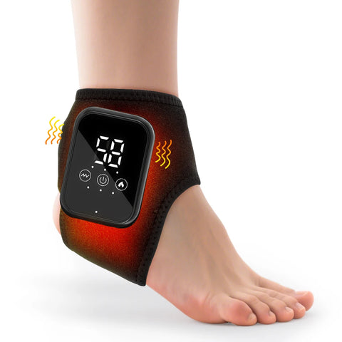 Electric Heated Ankle Wrap (Heat + Vibration)