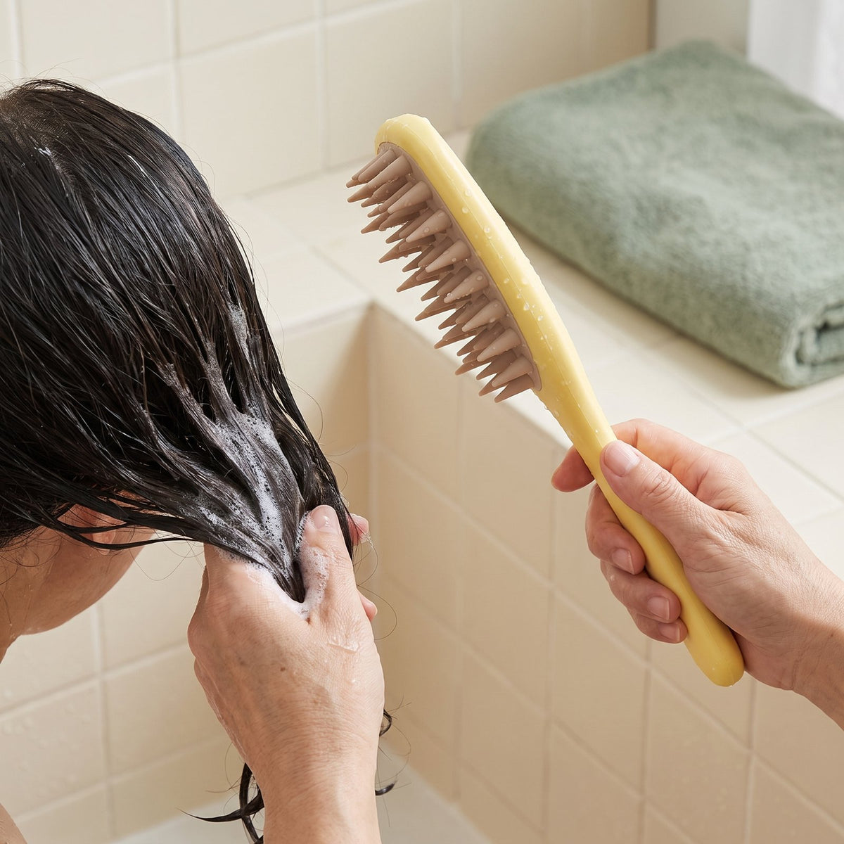 Step 1: Wet And Lather