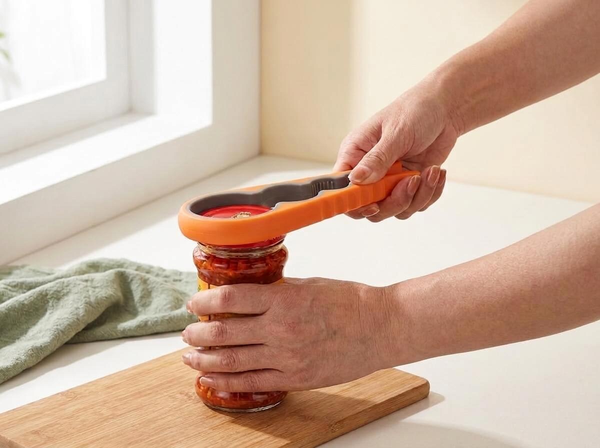 Step 2: Hold The Jar, Turn The Handle